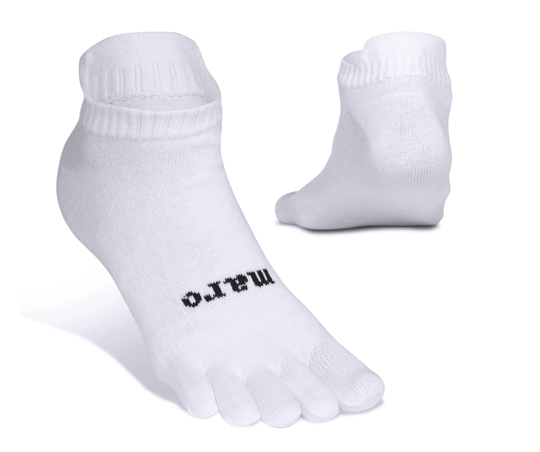 Organic Cotton Everyday No Show Toe Socks